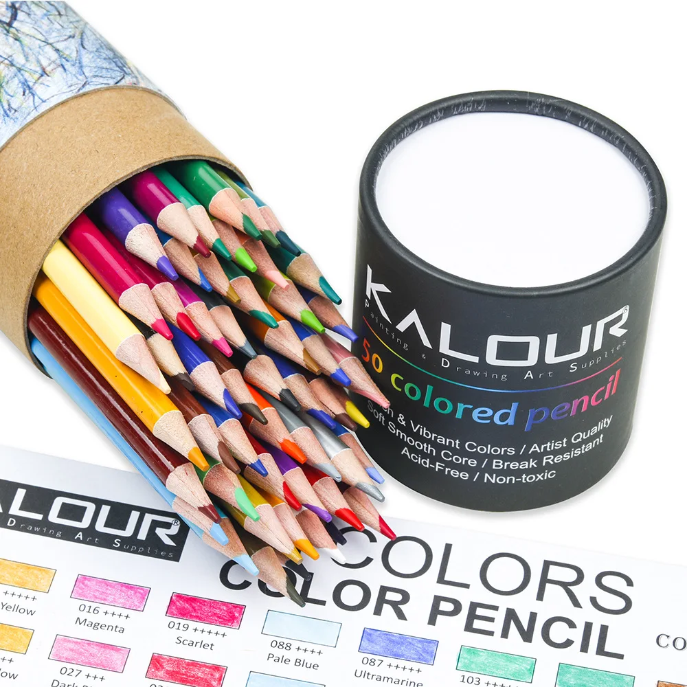 KALOURProfessionalColoredPencils5072120ColorsSetforDrawing