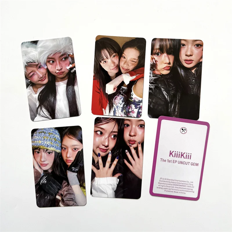 5pcs/set KiiiKiii Album LOMO Card UNCUT GEM Starship Special