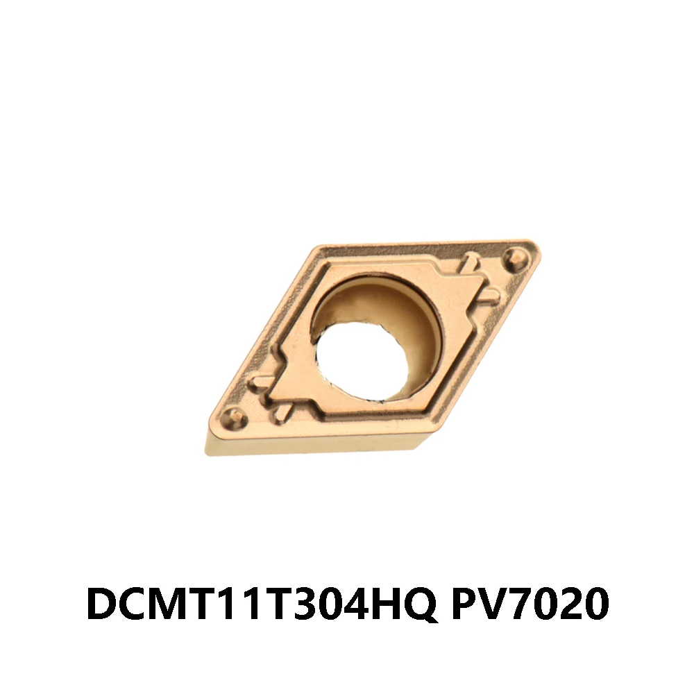 

DCMT11T304HQ PV7020 PV720 Recommendation PVD Coated Cermet For Steel Machining And High Quality Surface Finish Boring Bar
