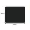 Simple Black Mouse Pad Gaming Esports Mouse Pad Universal Desktop And Laptop Computer Office Rubber Anti Slip Pad 180*220*1.5mm 4