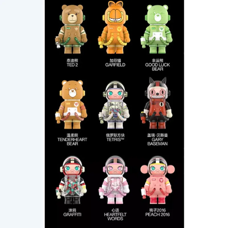 thumbnail image 1 of POP MART MEGA SPACE MOLLY 100% SERIE 3 Caja Sorpresa Juguetes Figuras de Acción Anime Kawaii Caixa Caja Sorpresa Caja Misteriosa Muñecas Regalo, 1 of 5