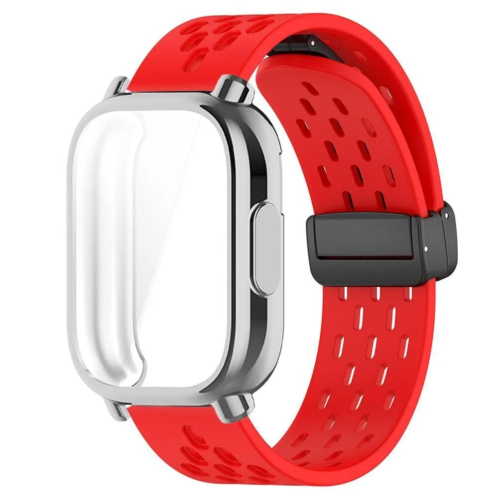 Breathable Silicone Sport Strap with Full Cover Protector Case