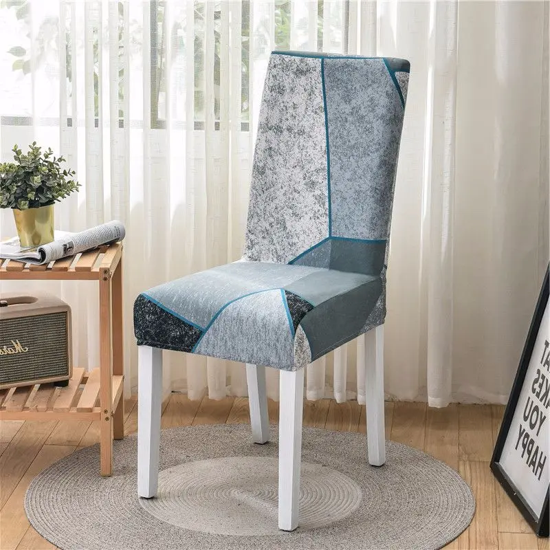 1pc Universal Chair Cover Christmas Hotel Household Anti-fouling Chair Cover Piece Elastic Office Computer Seat Cover 6