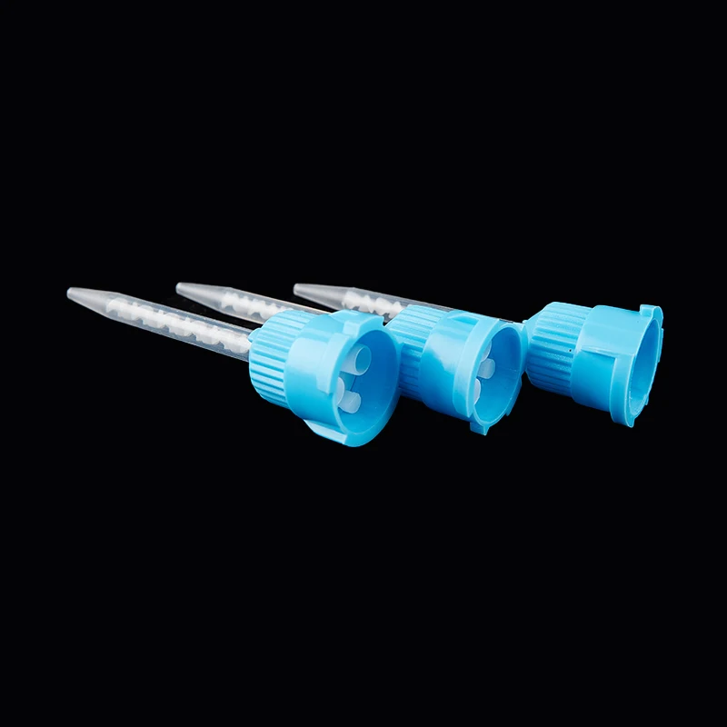 3.5 Mm Disposable Silicone Rubber Mixing Head 50pcs 1:1 Dental Materials Dentistry Silicone Rubber Gun Conveying Mixing Head dental mixing head