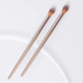 Pennelli per trucco 2 pezzi Pennello professionale per evidenziare l'ombra del naso Cosmetici per il viso Miscelazione Pennello per ombreggiatura Kit di bellezza