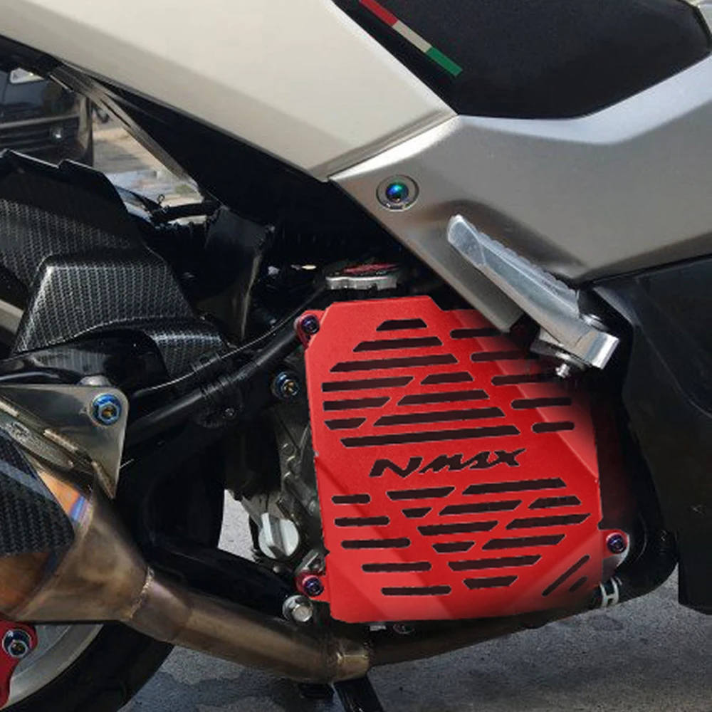 

FOR YAMAHA NMAX155 N-MAX155 NMAX 155 2015 2016 2017 2018 Aliminum Radiator Grille Grill Cover Guard Oil Cooler Protector