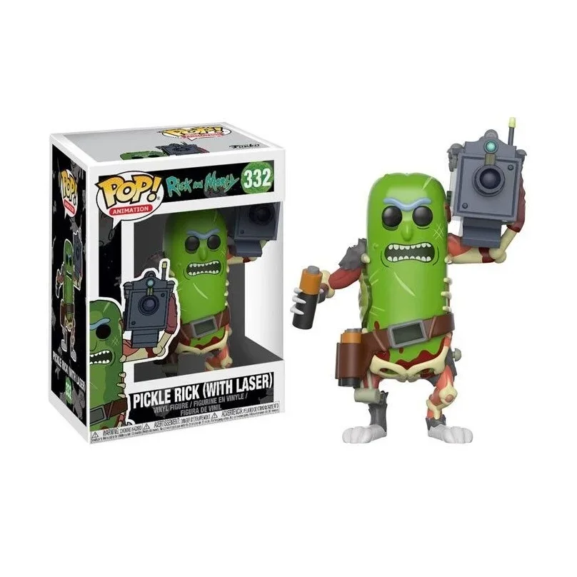 Figura de vinilo Funko Pop Rick Et Morty Season Modelo Rick 112# Pickle Rick con láser 332# MR.MEESEEKS 174# Coleccionables Regalos Juguetes
