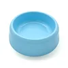 Solid Color Pet Bowls Candy-Colored Lightweight Plastic Single Bowl Small Dog Cat Pet Bowl Pet Feeding Water Bowl 6