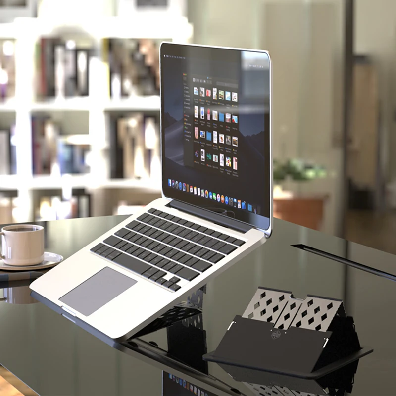 Suporte Dobrável para Laptop Suporte Ajustável para Tablet Suporte Exclusivo de Ventilação Suporte Criativo para Tablet - Imagem 3