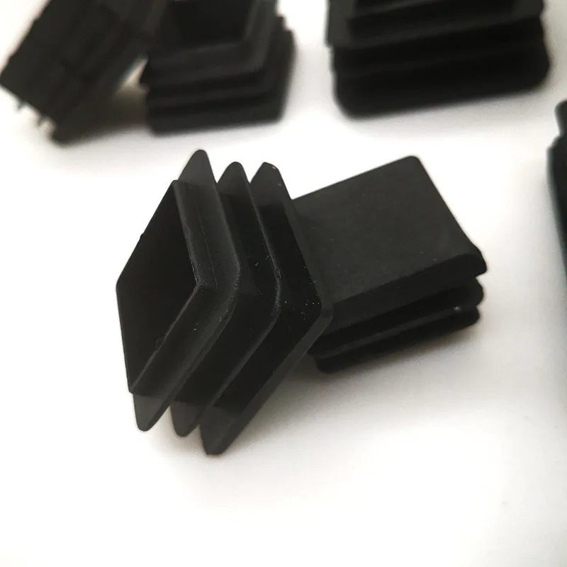 20PCS Square Plastic Plugs - 1" End Caps For Tubing, Furniture & Equipment Protection