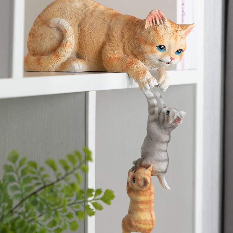

Creative Decoration Home Ornament Living Room Desktop Cat European Style Room Ornament Holiday Gift