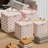 Waterproof Clothes Storage Bag Dirty Laundry Basket Clothes Storage Bag Foldable Organizer Boxes Clothes Quilt Storage Container 3