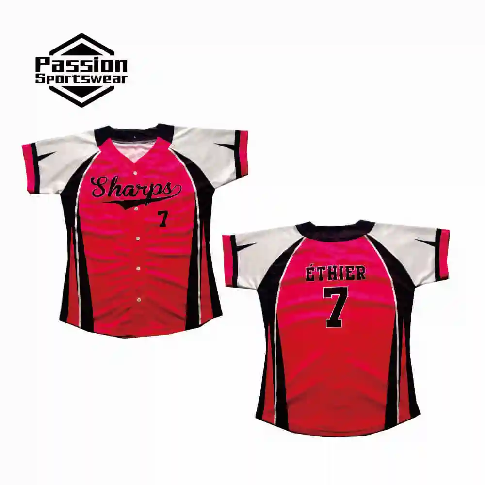 5 PCS Sublimation New York Team Blank Mens Uniform Baseball T Shirts Jerseys