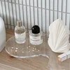 Jewelry Storage Rack Perfume Cosmetics Storage Rack Tabletop  Wooden Base Acrylic Tray Storage Tray Household Storage Tray ZF495 4