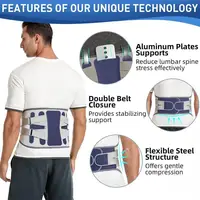 Lower Back Brace Women Men Lumbar Support Belt with 4 Support Stays Back Pain Relief for Sciatica Scoliosis Herniated Disc 2