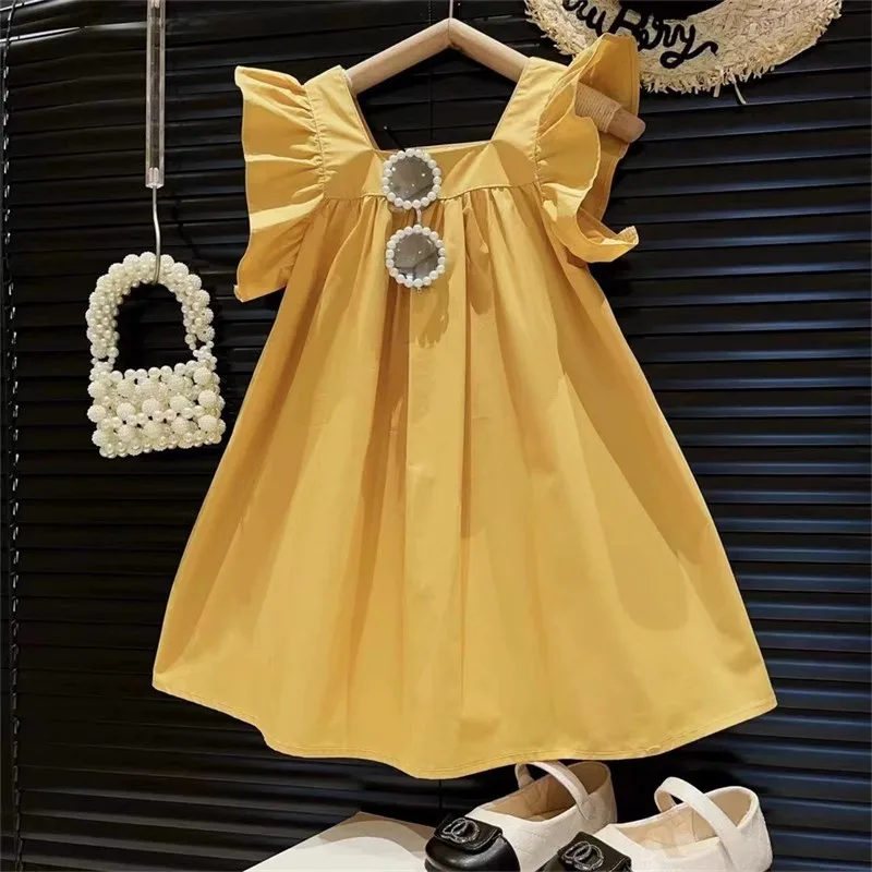 

Girls Dresses Summer 2024 Children Cute Princess Dress For Baby Birthday Party Clothes Kids Costume Outfits Dress Girl 4 5 6 7Y