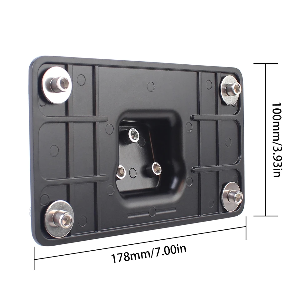 Laydown License Plate Mounting Bracket Kit For Harley Sportster Dyna