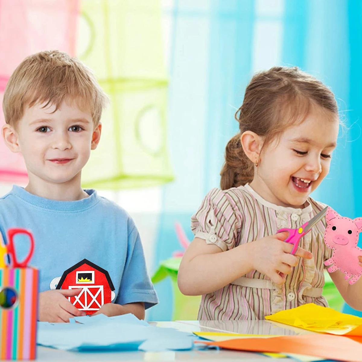 DIY Animal Sewing Kits Felt Toys Crafts Early Kids Education Sensory Set sewing craft kit