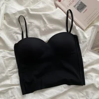 Camisole 4 couleurs pour femmes, haut court de Fitness, Ropa d'été, élégant, Sexy, assorti avec tout, décontracté, Топ Ж Salah, esthétique, solide, nouveau 5
