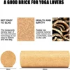 Natural Cork Yoga Pillar Fitness Myofascial Release Column Exercises Massage Roller for Workout Pilates Back Full Body Leg 5