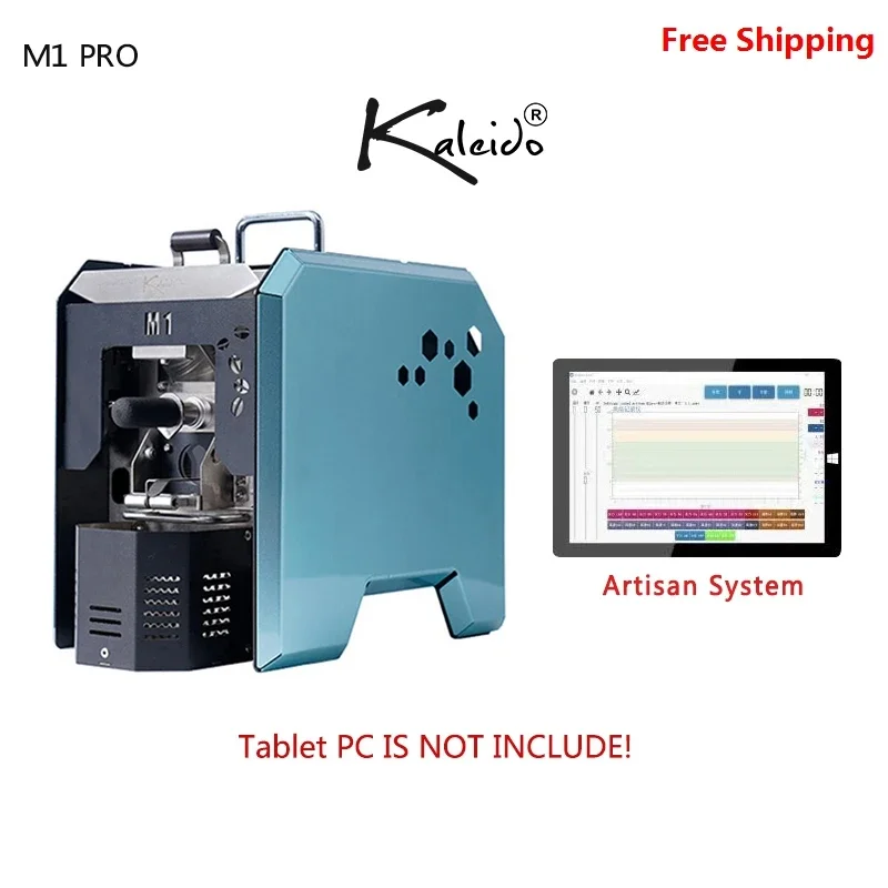 KALEIDO Sniper M1 PRO Coffee Roaster 50-200g Electric Heating Coffee Roast Machine Hot Air Upgraded Machine Home