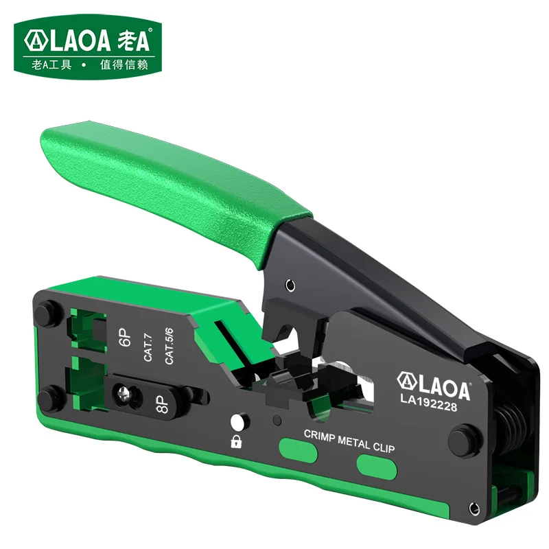 

LAOA BIG SALE 6P 8P CAT5/6/7 Terminal Crimping Pliers Network Tools Mini Electrical Pliers Wire Cutter Stripper Clamp Pliers