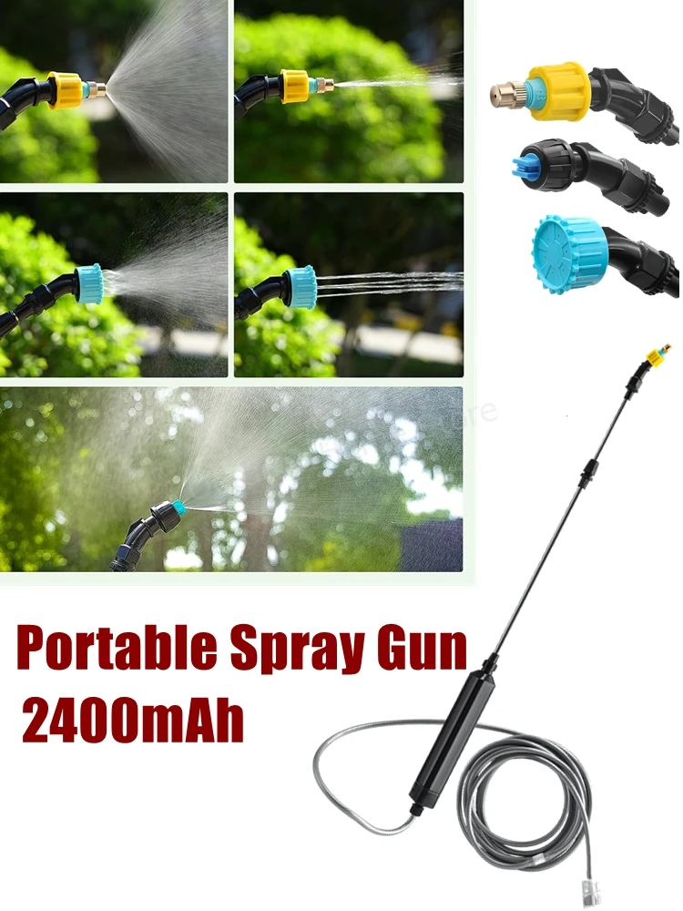 

Portable Electric Garden Sprayer Automatic Watering Spray Irrigation Tool Home Plants Pesticide Watering Sprayer with 3 Nozzles