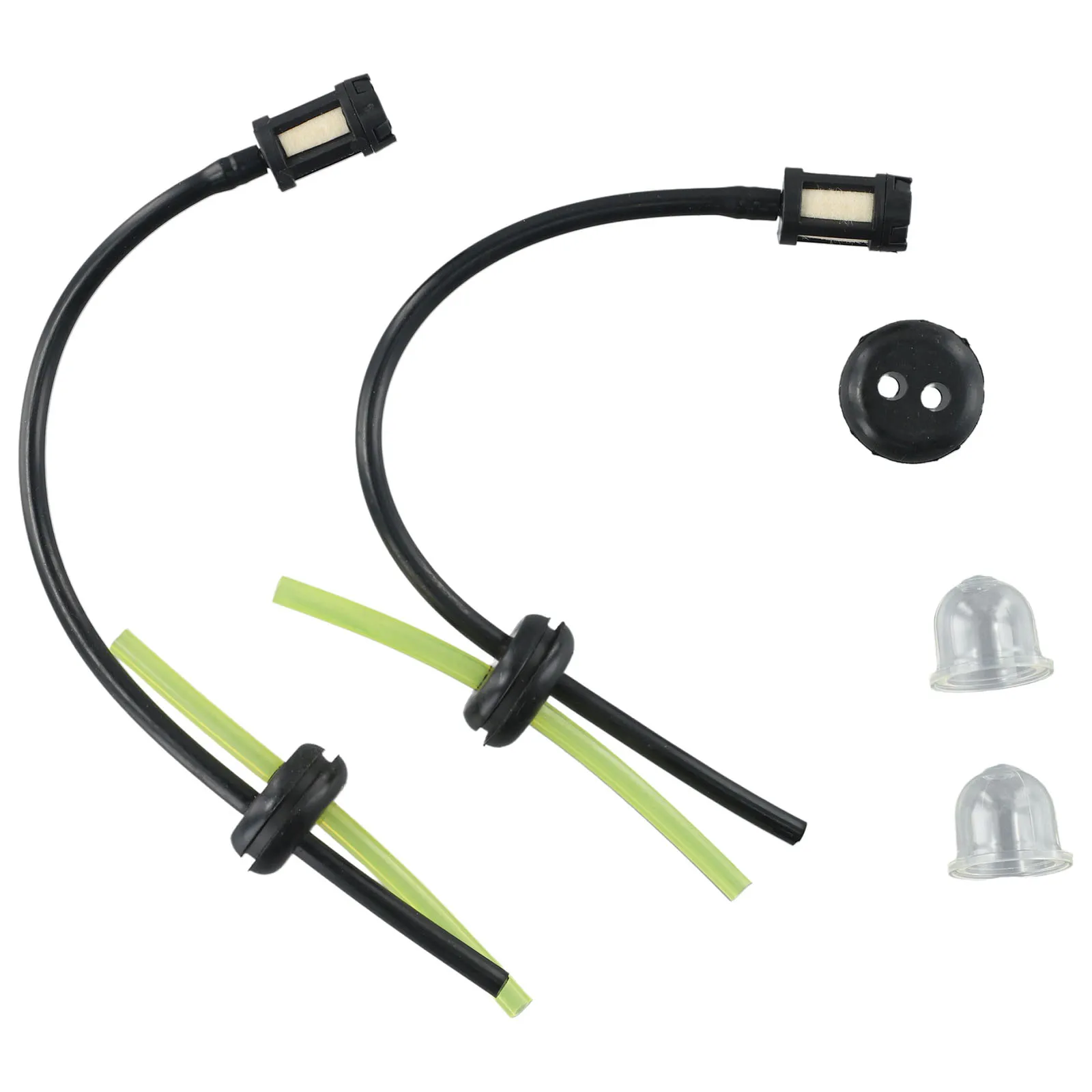 Premium Fuel Filter & Hose Kit with Priming Bulbs for Brushcutter & Hedge Trimmer Engines