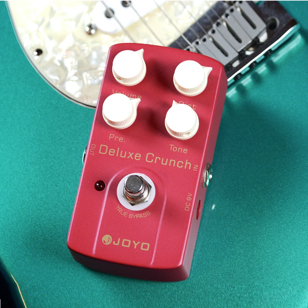 JF-39 DELUXE CRUNCH Distortion Pedal High Gain Crunch Distortion Sound with Vol/