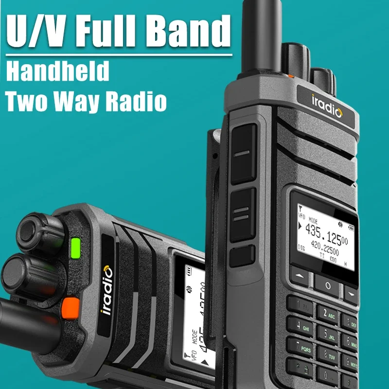 iradio UV-88 Walkie Talkie Long Range Multi Band GPS Ham Radio 1024CH AM LSB CW CB LW MW SW USB-C FM Same Model RT-860 CB Radio 3