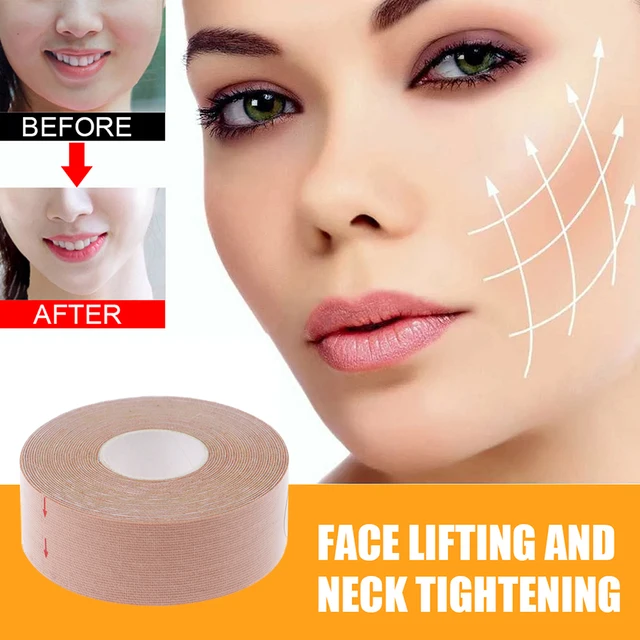Face Kinesiology Tape Beauty Lift Up Wrinkles Reducer Tape Roll Face Lift Eye Anti-Wrinkles for Women Facial Care Tool 3