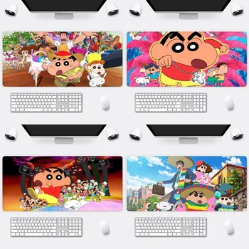 만화 C-크레용 S-신-C-찬 마우스 패드, 사무실 대형 소형 마우스, PC 컴퓨터 게임 키보드, 고무 미끄럼 방지 마우스 매트