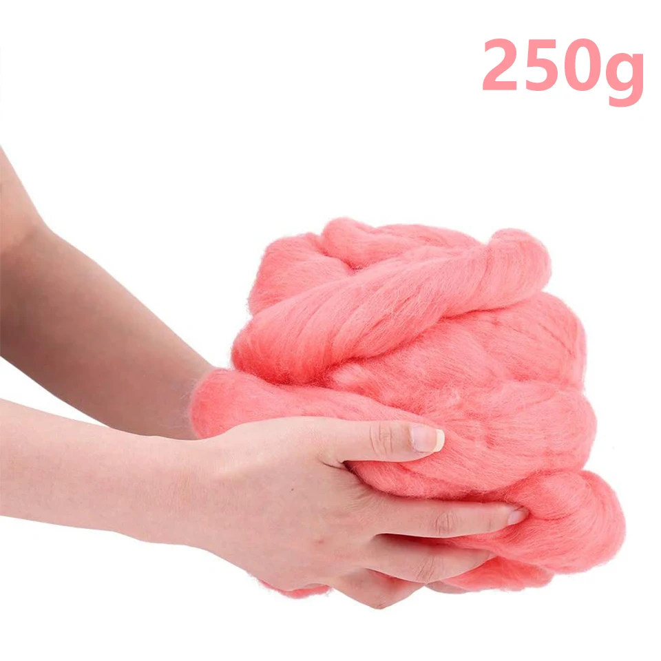 Description Picture 3 of itemIMZAY 250g Soft Wool Roving Felting Wool Fiber for Needle Felting DIY Wool Felt Materials Felting Beginner Supplies
