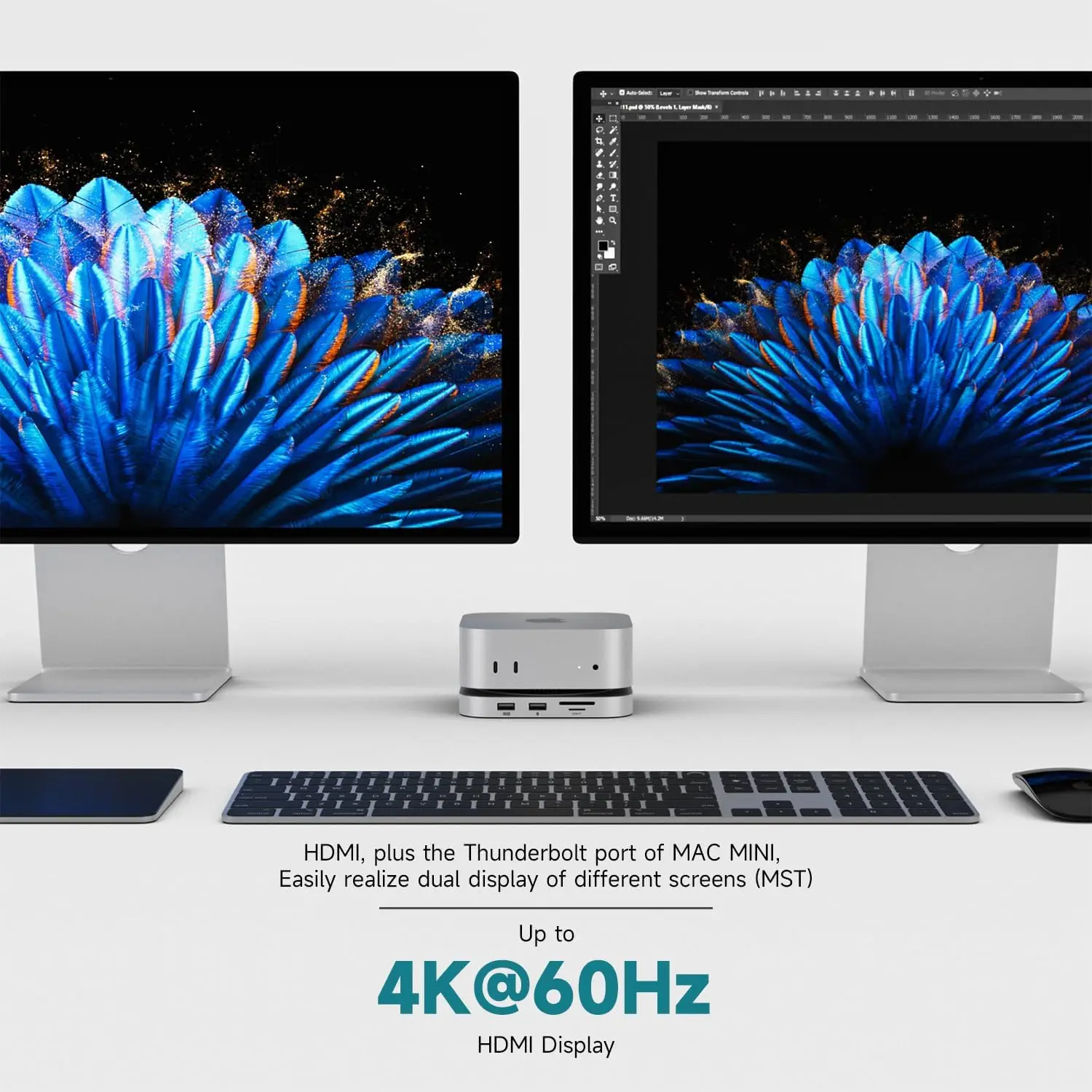 【未使用】Mac Mini M4 ドック＆スタンド iExpandMate Minisopuru iExpandMate™ Mac Mini Hub & Stand with SSD