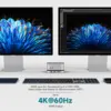 Minisopuru iExpandMate MINI4PRO Mac Mini M4 Dock with 4K@60 HDMI, 4TB M.2 NVMe SSD Enclosure for Mac Mini M4 Pro 2024 Hub Stand 3