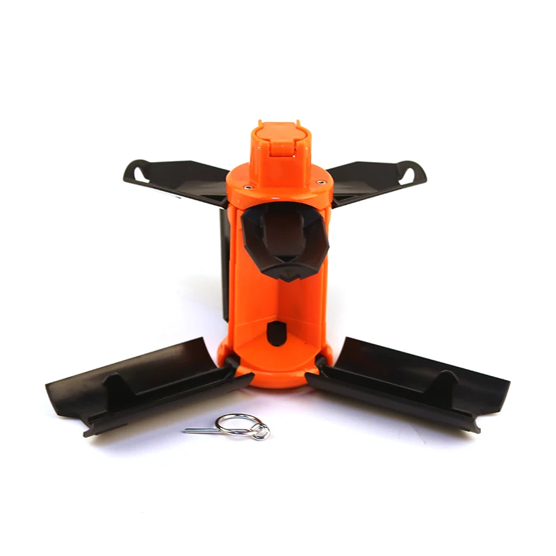 Zlangsports Gel Ball Grenade Plastic Toy Model Outdoor CS Game Gel Ball Ejection Durable Grenade Gel Ball Grenade Toy
