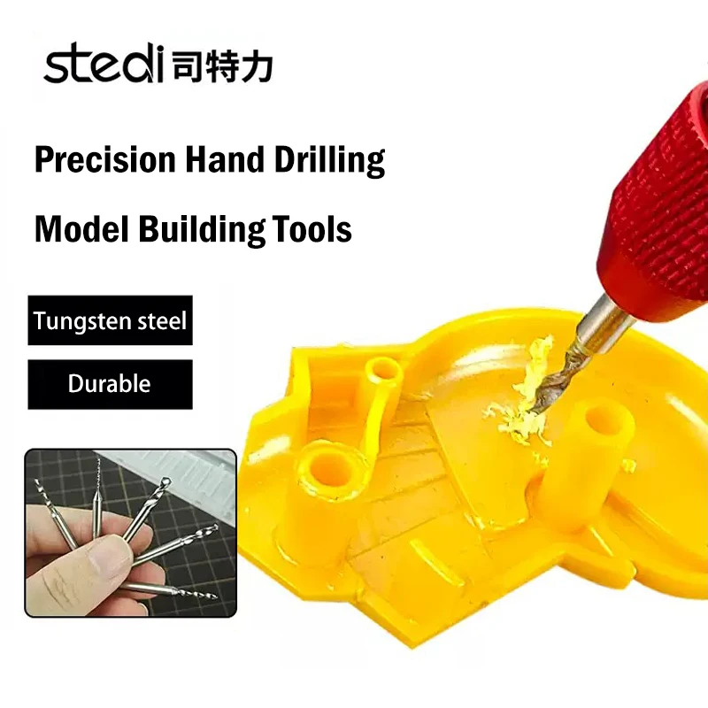 Stedi MS-25/MS-158 Tungsten Steel Hand Drilling / Drill Bits 1mm/1.5mm/2mm/2.5mm/3mm Model Building Assembly Tools