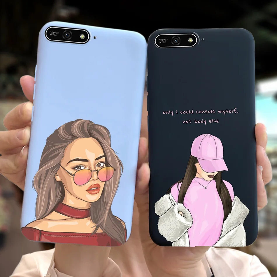 Lovely Printed Soft Silicone Phone Case - 5.7 Inch Back Cover