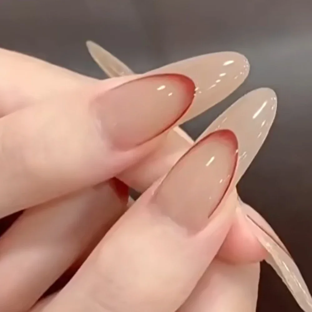 Nail Stickers 6/18pcs French Manicure 3D Gradient Decals