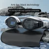 1 Set Professtional Swimming Goggles Cap Waterproof  Anti-fog Swimming Eyewear Silicone Cap Men Women HD Anti-UV Glasses