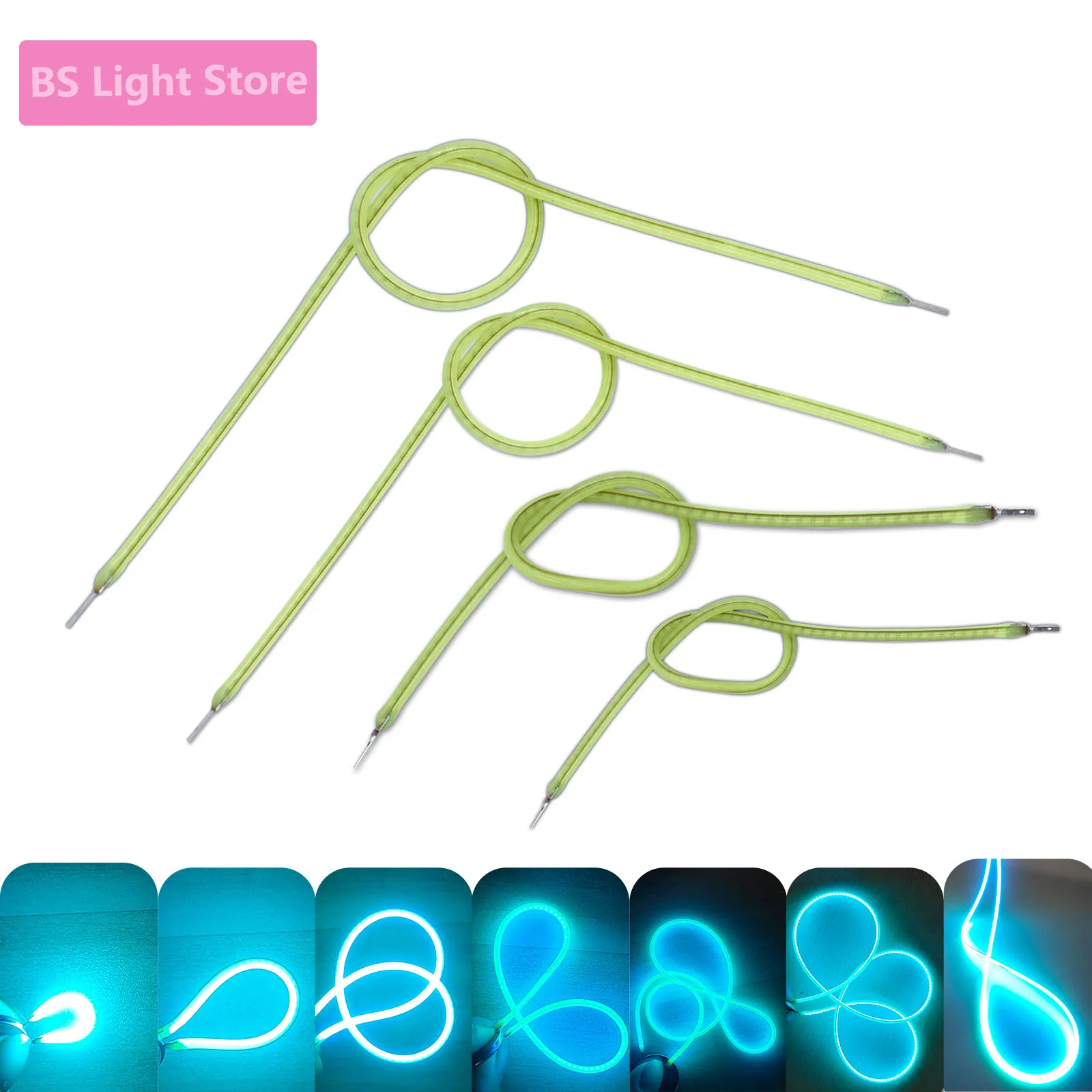 Ice Blue Flexible Filament Retro Edison Bulb Light Source