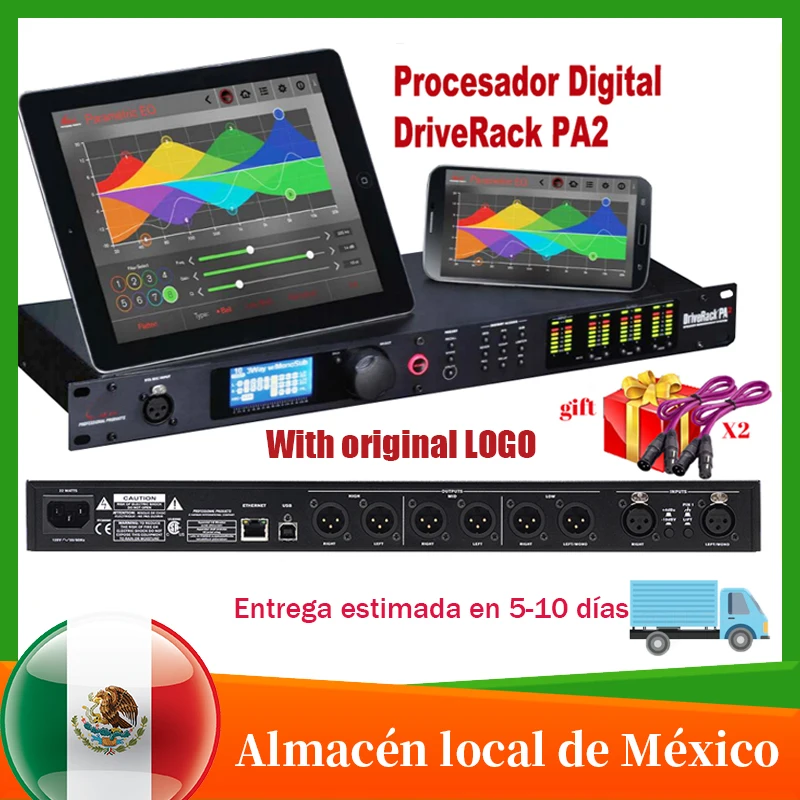 Products in Mexico Professional Digital Audio Processor DriveRack PA2 Compatible Original Software 2In 6Out Speaker Manager