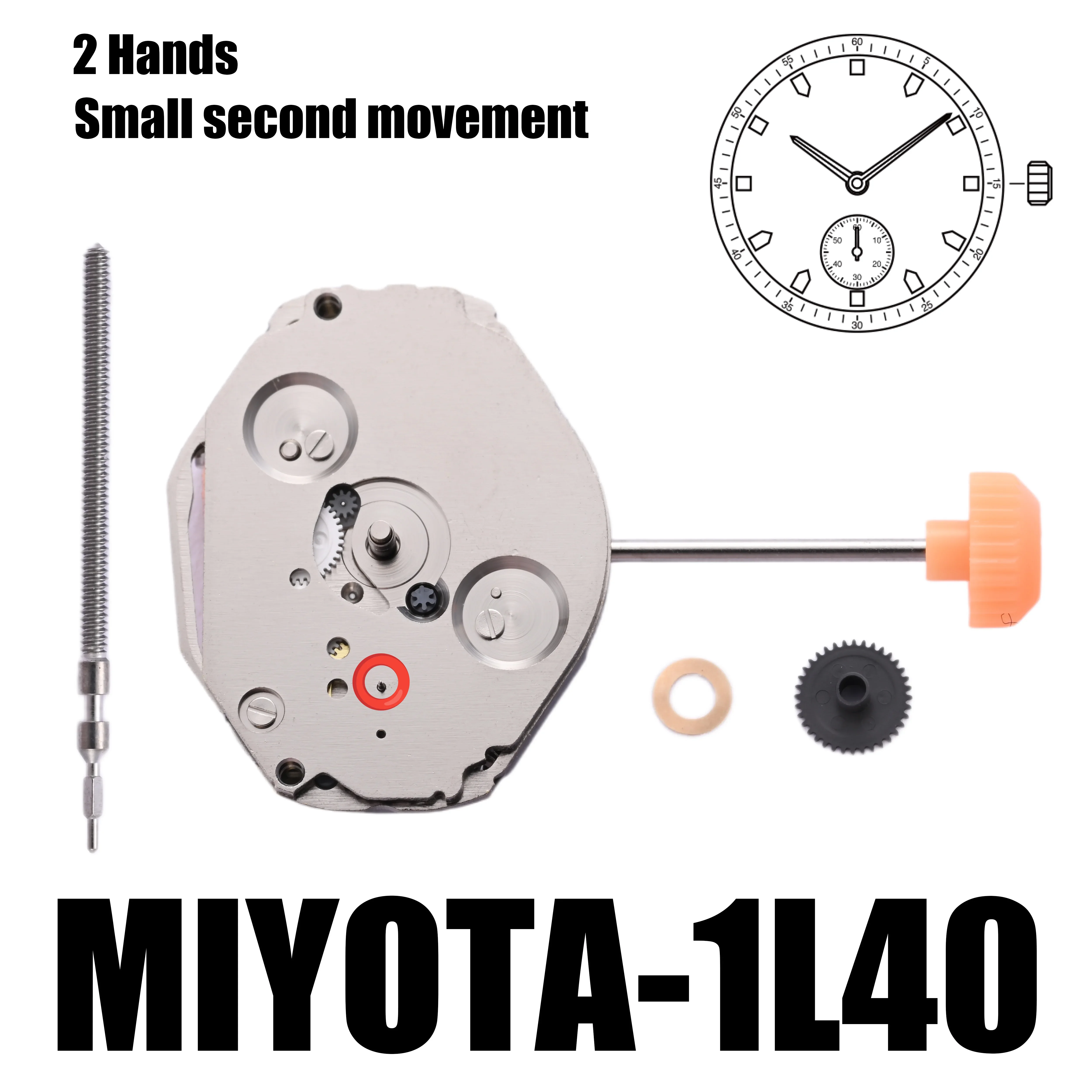 

Стандарт MIYOTA 1L4 0 | Движение часов MIYOTA Cal.1L40, малая секунда, стандартный механизм. Размер: 6 3/4 × 8 дюймов Высота: 2,93 мм