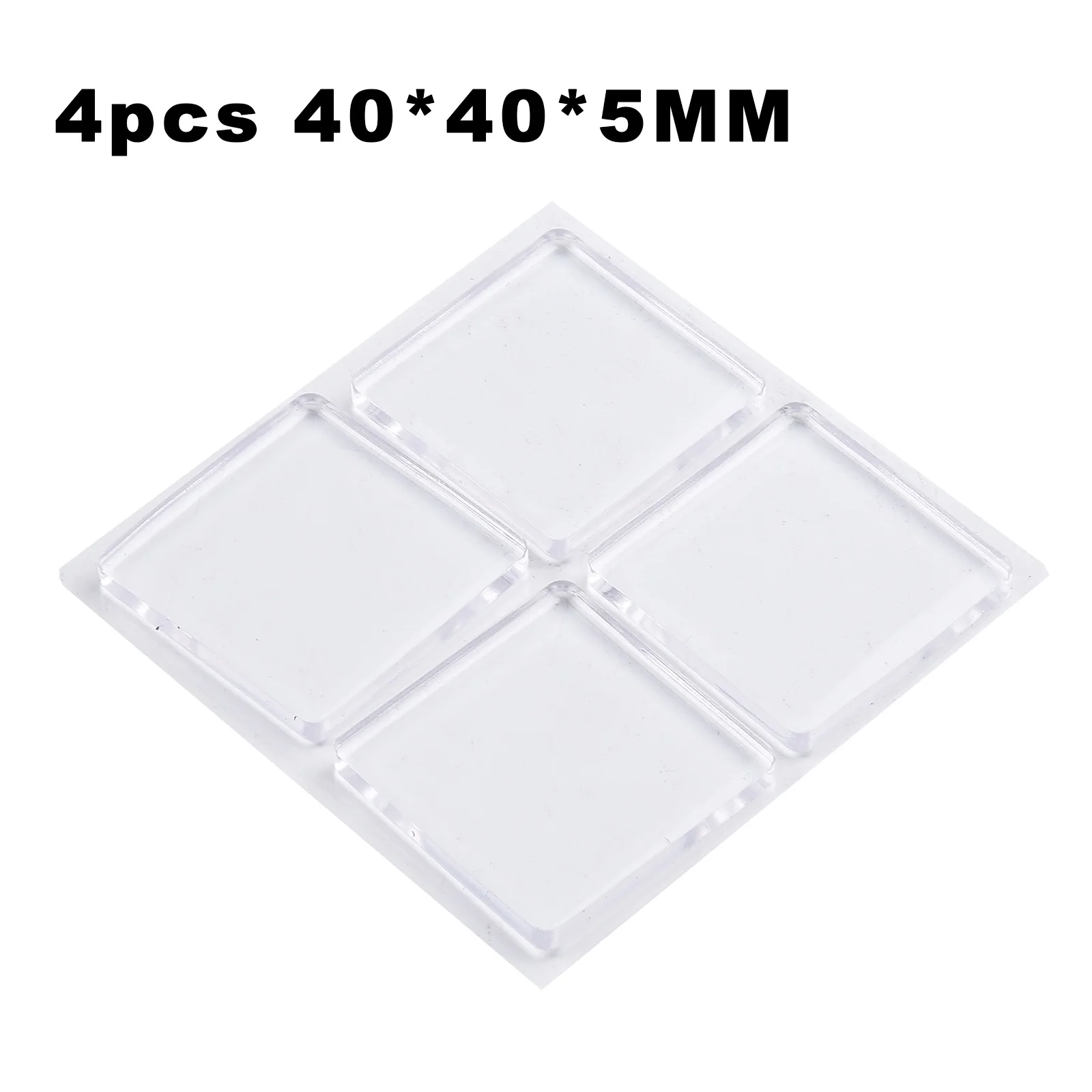 

High Temperature Resistance Anti Vibration Shock Absorbing Pad Mat Can Firmly Stick Easy To Use Pcs Set Transparent Features