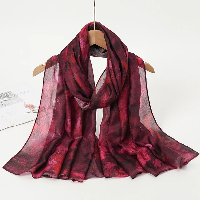 1 pièces Ramadan Hijab imprimé léopard femmes bohème aquarelle doux musulman Hijabs Floral respirant châle enveloppement écharpe foulard chaud