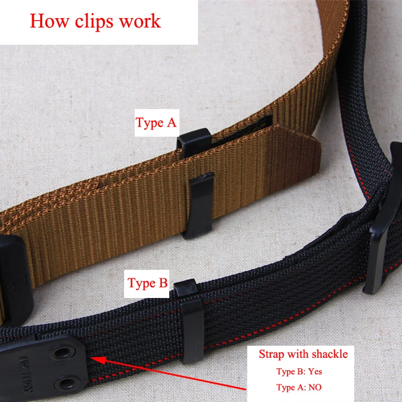 10 Stück/Packung Quick Slip Keeper Schnallen-Endclip-Schieber, schwarz, für Molle Taktischer Rucksack, zum Verstellen von Gurtbändern, 15–50 mm – Detail 11