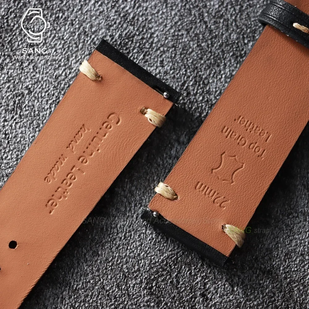 Vintage Leather Quick Release Watch Strap – Universal Replacement Bracelet