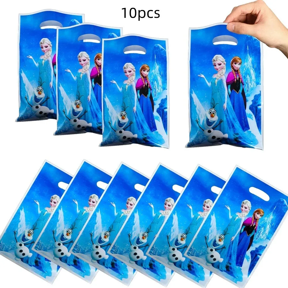 thumbnail image 1 of Juego de globos con temática de Frozen 2 de Disney, decoraciones de cumpleaños de Elsa y Anna, vajilla desechable, platos de papel de la Reina de las Nieves, suministros para fiestas, 1 of 5