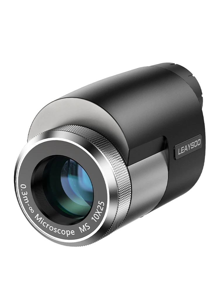 

Leaysoo XinGYao Mini Pocket Monocular, Handheld High Power, High Definition, BAK4 Prism, 10X25