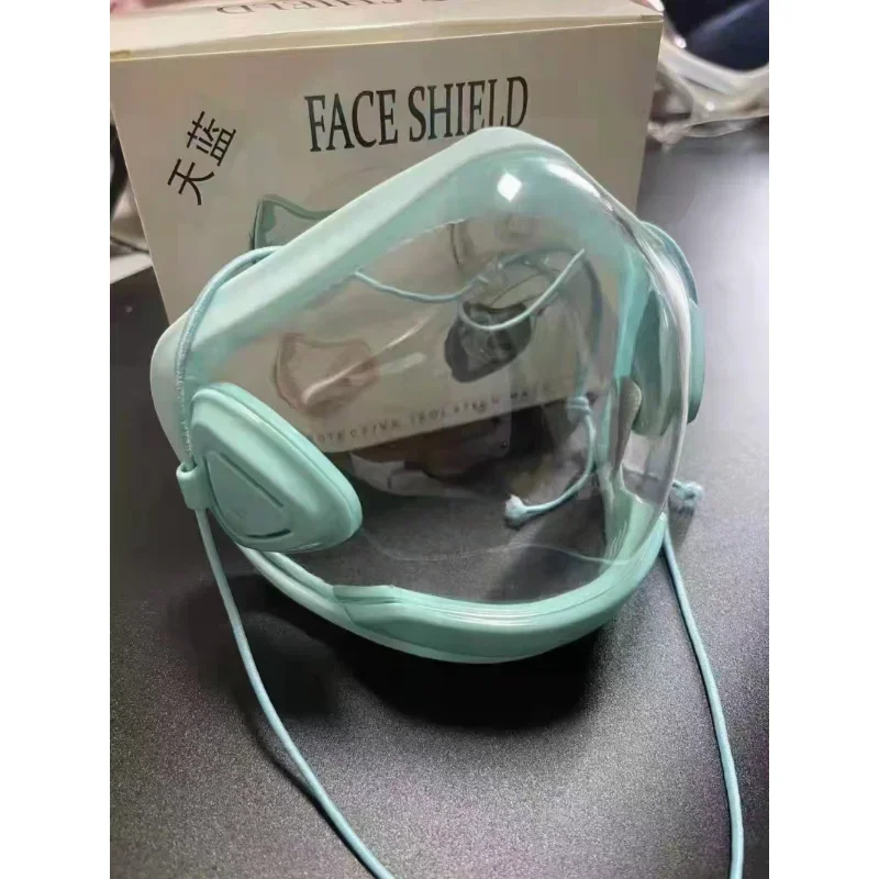 Unisex Full Shield Mask Transparent Moto Cycling Windproof Mask Dustproof Anti-wind Welding Safety Glasses Protection Face